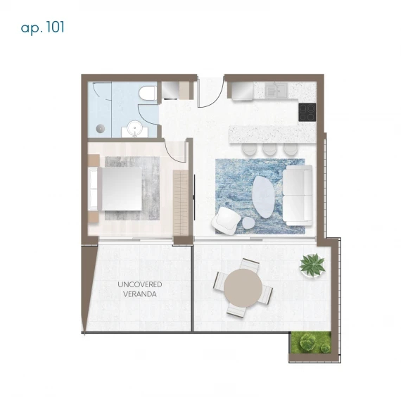 Seven apartment 101